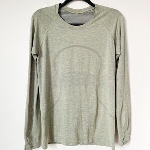 Lululemon Swiftly Tech Long Sleeve 2.0 Shirt Womens 10 Green